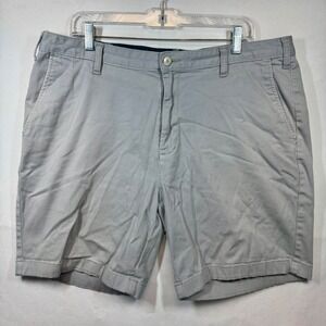 Nautica Deck Shorts Classic Fit‎ Stretch Gray Casual Shorts Sz 38W